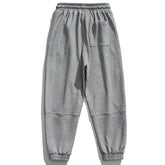 Embroidered Solid Color Sweatpants